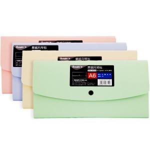 A9163   愛@晶彩票據風琴包（紅、綠、黃、紫）